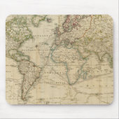 World Hand Colour Map Muismat (Voorkant)