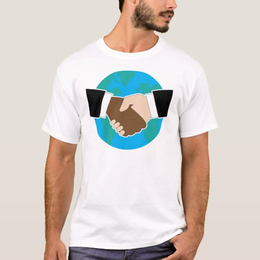 World Hand Shake T-shirt (Voorkant)