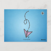 World - Happy Postkruising briefkaart (Achterkant)