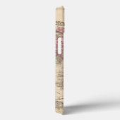 World Hemispheres Map door Mitchell Case-Mate iPhone Case (Achterkant / Rechts)