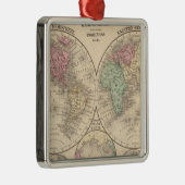 World Hemispheres Map door Mitchell Metalen Ornament (Rechts)