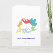World Holiday Spotlight Feestdagen Kaart (Achterkant)