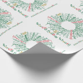 World Holiday Wreating Wrapping Paper Cadeaupapier (Hoek)