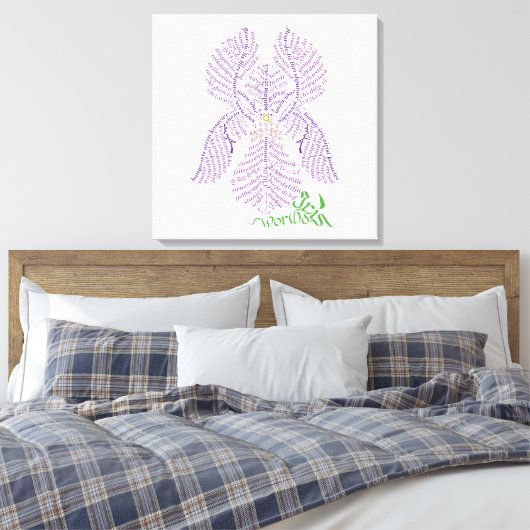World Iris Canvas (Insitu (Slaapkamer))
