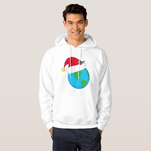 World Kersthoodie Hoodie (Voorkant volledig)