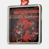 World Kerstmis Feliz Navidad Joyeux Noel Ornament (Links)