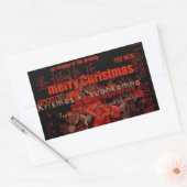World Kerstmis Feliz Navidad Persoonlijke Sticker (Envelop)