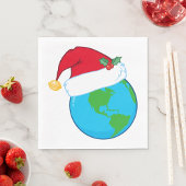 World Kerstmis Napkins Servet