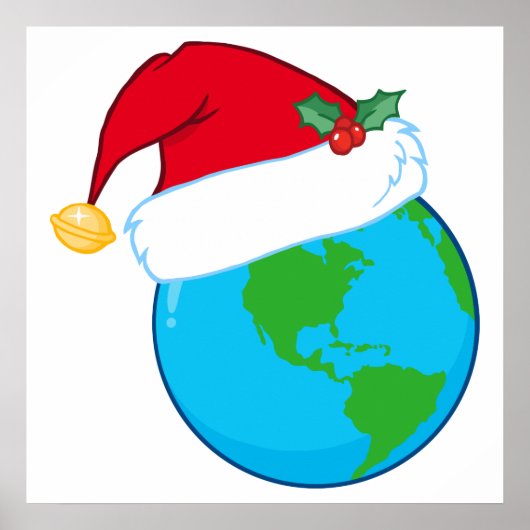 World KerstPoster Poster (Voorkant)