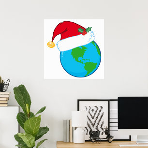 World KerstPoster Poster