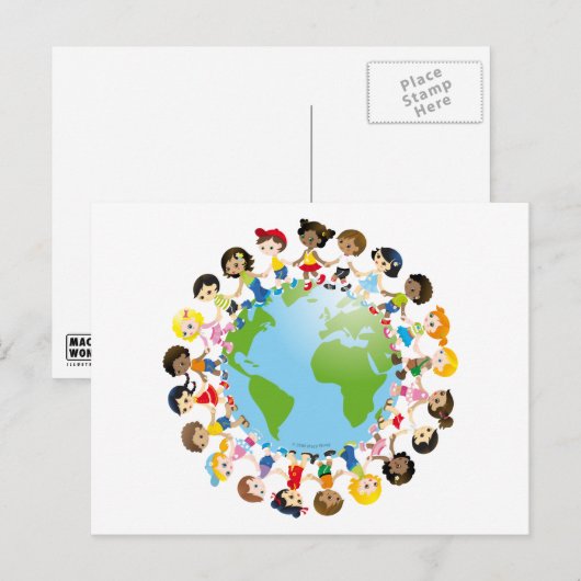 World kidz briefkaart (Voorkant / Achterkant)