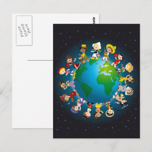 World kidz briefkaart (Voorkant / Achterkant)