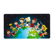 World kidz etiket (Voorkant)