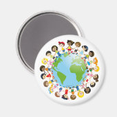 World kidz magneet (Voorkant / Achterkant)