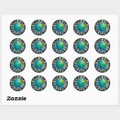 World kidz ronde sticker (Vel)