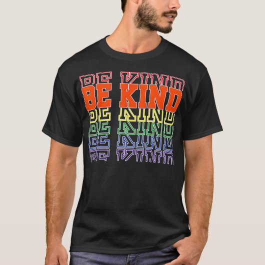 World Kindness Unity Day Antibullying Be Nice Kind T-shirt (Voorkant)