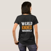 World Kindness Warrior Typografie Vectorontwerp T-shirt (Achterkant volledig)