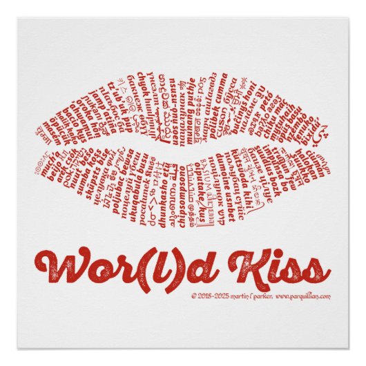 World Kiss Poster (Voorkant)