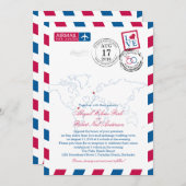 World Locations Airmail | Weddenschap Kaart (Voorkant / Achterkant)