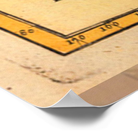 World Map 1700s Antique  Poster (Hoek)