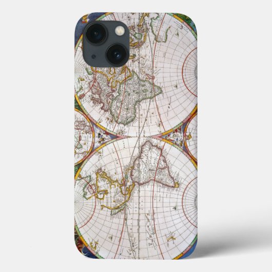 WORLD MAP, 17th CENTURY Case-Mate iPhone Case (Achterkant)