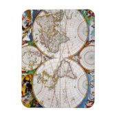 WORLD MAP, 17th CENTURY Magneet (Verticaal)