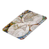 WORLD MAP, 17th CENTURY Magneet (Linkerzijde)