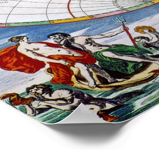 WORLD MAP, 17th CENTURY Poster (Hoek)