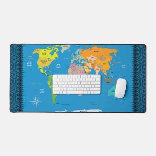 World Map  Bureaumat (Keyboard & Muis)