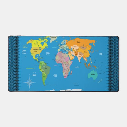 World Map Bureaumat (Voorkant)