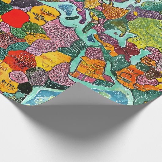 World Map  Cadeaupapier (Hoek)