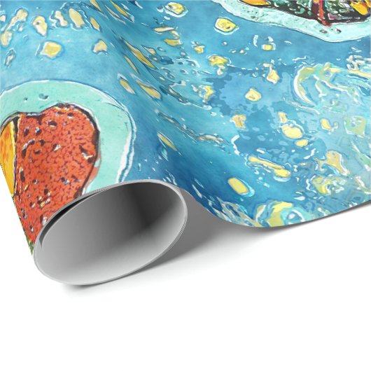 World Map  Cadeaupapier (Rol Hoek)