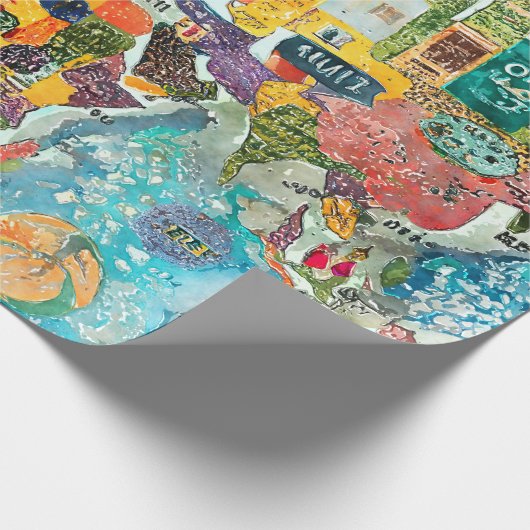 World Map Cadeaupapier (Hoek)
