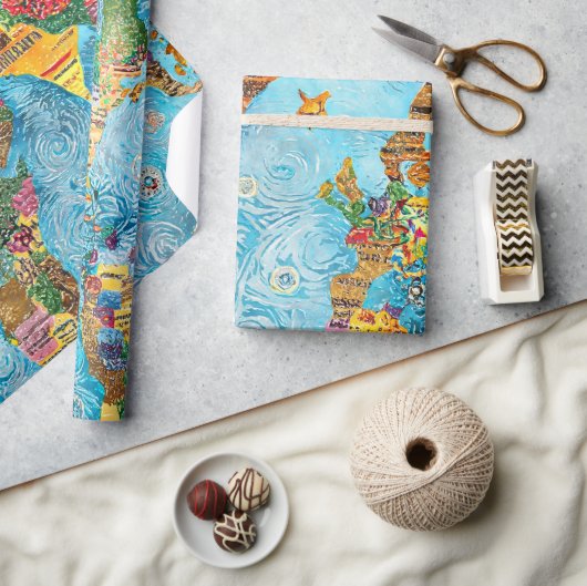 World Map  Cadeaupapier (Crafts)