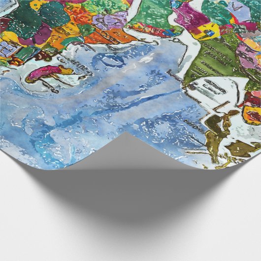 World Map  Cadeaupapier (Hoek)