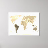 World Map  Canvas Afdruk (Voorkant)
