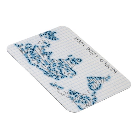 World Map | Elektronische microchipschakelingen Magneet (Rechterzijde)