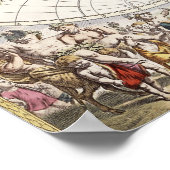 World Map from Atlas Maior Poster (Hoek)