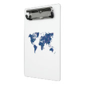 World map in watercolor mini klembord (Angled2)