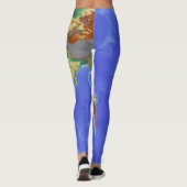 World Map Leggins School Time Leggings (Achterkant)