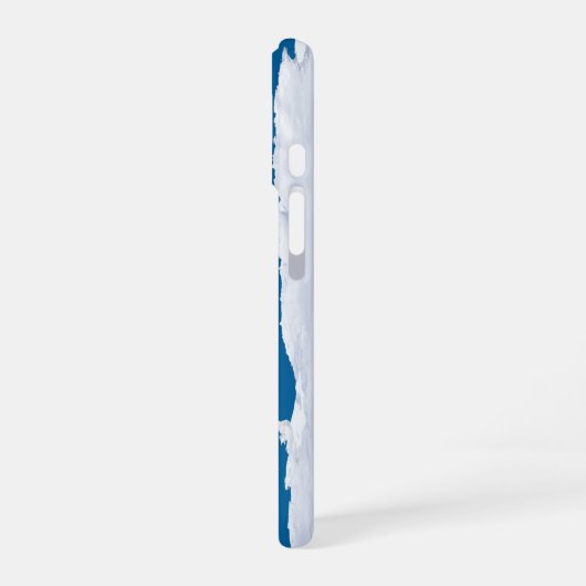 World Map – Personalized iPhone 16 Hoesje (Linkerkant)