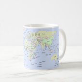 World Map - Planning My Next Adventure - Custom Koffiemok (Voorkant rechts)