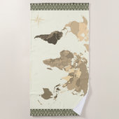 World Map  Strandlaken (Voorkant)