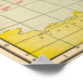 World map with shipping lanes poster (Hoek)