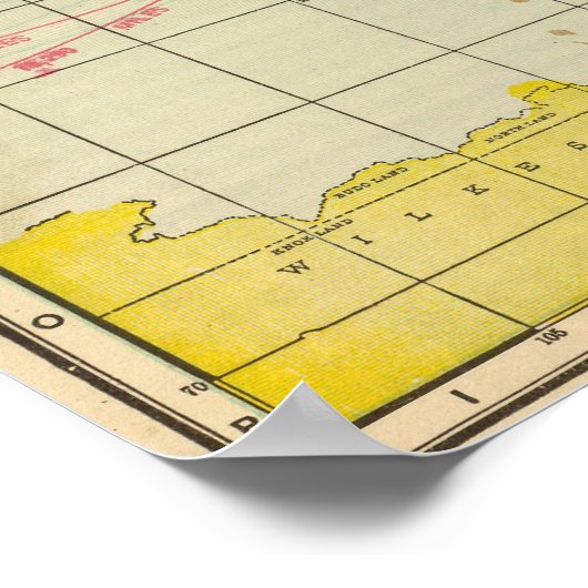 World map with shipping lanes poster (Hoek)