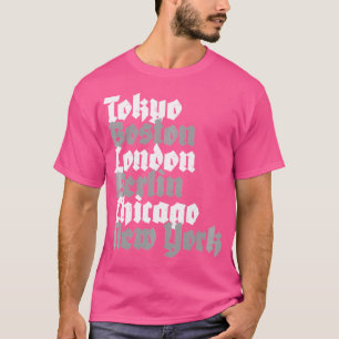 World Marathon Majors Steden T-shirt