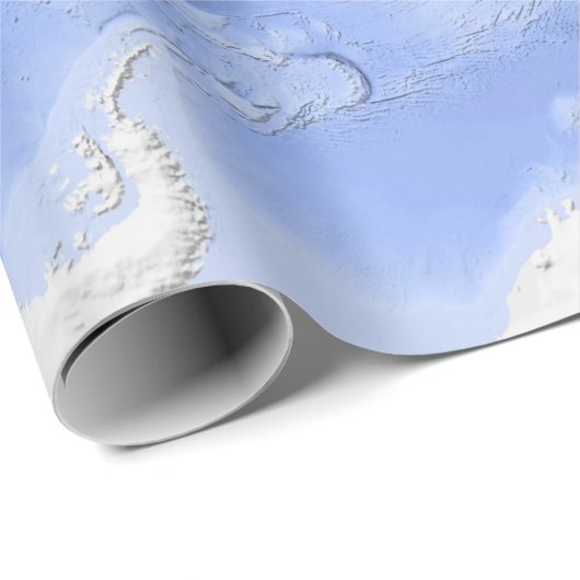 World Mercator Map Cadeaupapier (Rol Hoek)