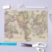 World Mercator proj 2 Tissuepapier (Craft)