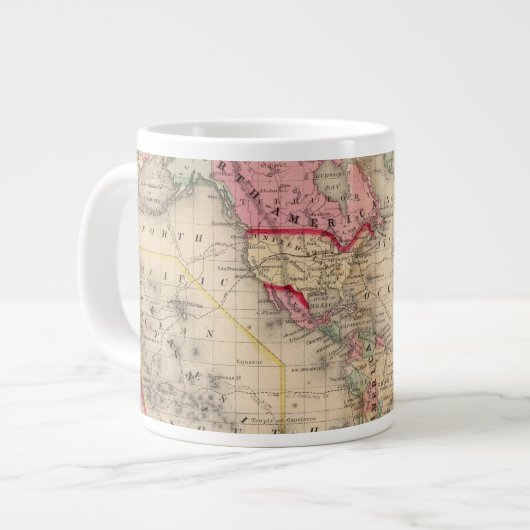 World Mercator proj Map door Mitchell Grote Koffiekop (Links)