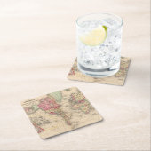 World Mercator proj Map door Mitchell Kartonnen Onderzetters (Insitu)